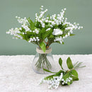 GobekUsa Bellflower Artificial Flowers Handmade Home Wedding Decoration Bouquet
