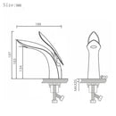GobekUsa Brass Washbasin Faucet: Nordic Style, Light Luxury, Simple Creative Design