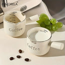 GobekUsa Ceramic Measuring Cups Set | Precise Kitchen Tools for Espresso and Milk Extraction