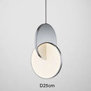 GobekUsa Geometric Circle Gold Iron Pendant Light Chandelier