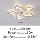 GobekUsa Dimmable Ceiling Fan Lights with Remote Control for Living Children's Bedroom Dining Room