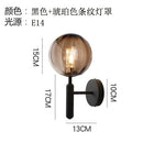 GobekUsa Glass Ball LED Wall Lamp Modern Bedroom Beside Light Fixture