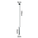 GobekUsa LED Minimalist Pendant Lamp - Black/White for Bedroom, Dining, Coffee Shop Lighting