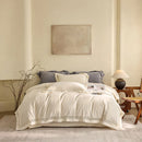 GobekUsa Cozy Velvet Lace Bedding Set: Duvet Cover, Sheet, Pillowcases - 4Pcs Warm & Stylish