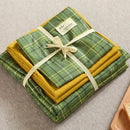 GobekUsa Japanese Grid Printed Cotton Bedding Set in Queen/King for Cozy Sleep