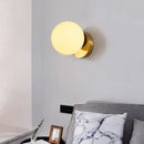 GobekUsa Glass Ball Wall Lamp: Modern Nordic Design for Bedroom, Living Room, Study & Aisle