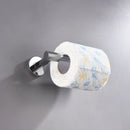GobekUsa Bathroom Essentials Set: Towel Bar, Toilet Paper Holder, Bathrobe Hook, Soap Dish, Toilet Brush