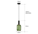 GobekUsa Colorful Glass Pendant Lights Living Room Bedside Lamp LED Hanging Lighting