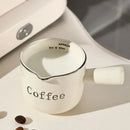 GobekUsa Espresso Measuring Cup with Scale, Milk Pitcher, and Latte Mixer
