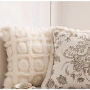 GobekUsa Boho Leaf & Geometry Tufted Cushion Cover with Tassels: Modern, Soft Woven Decor