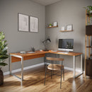 Custom L-Shaped Executive Desk 60” x 60” | Reversible Return