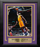 Shaquille O'Neal v. Rockets Los Angeles Lakers 8" x 10" Framed Basketball Photo by Dynasty Sports & Framing