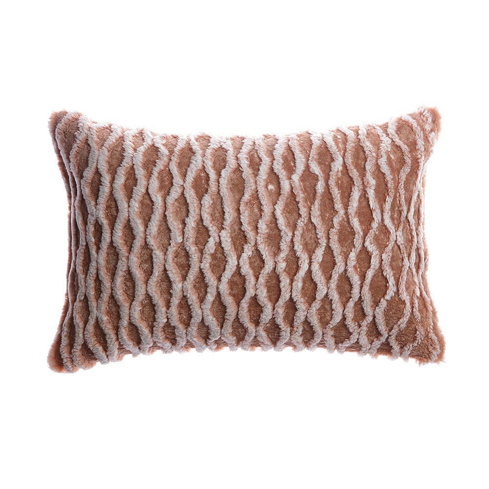 Curves Sculpted Shearling Pillow, photo 2 of 3