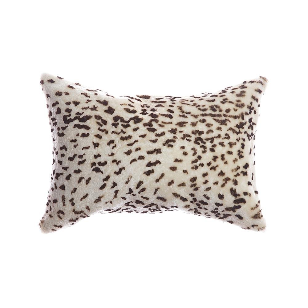 Shearling Leopard Square Pillow, photo 6 of 6