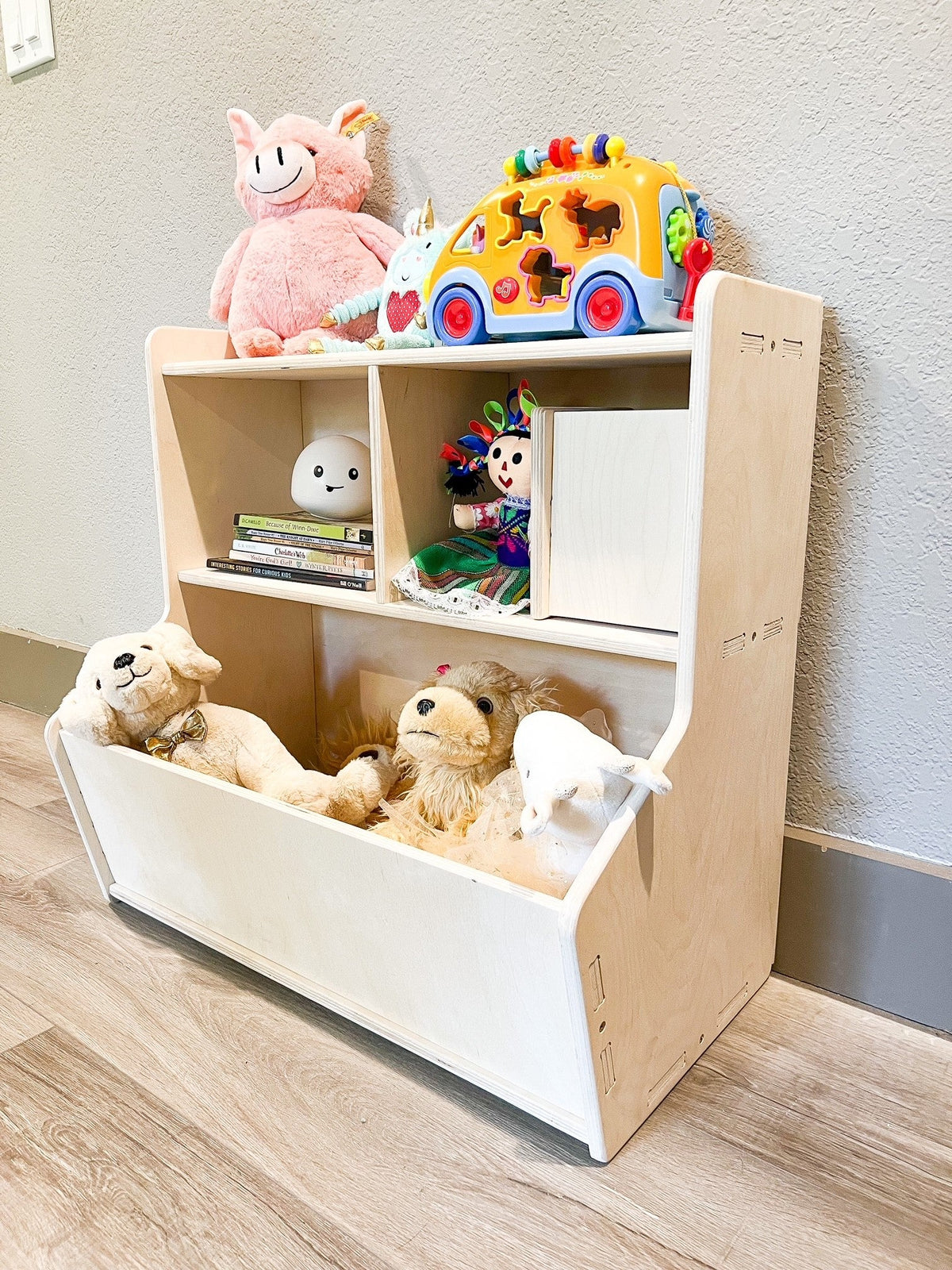 SHELBY- Toy Shelf + Storage Bin, photo 4 of 8