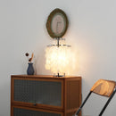 Round Shell Tiered Table Lamp
