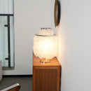 Round Shell Tiered Table Lamp