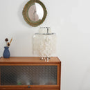Round Shell Tiered Table Lamp