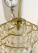 Shell Teardrops Arc Floor Lamp