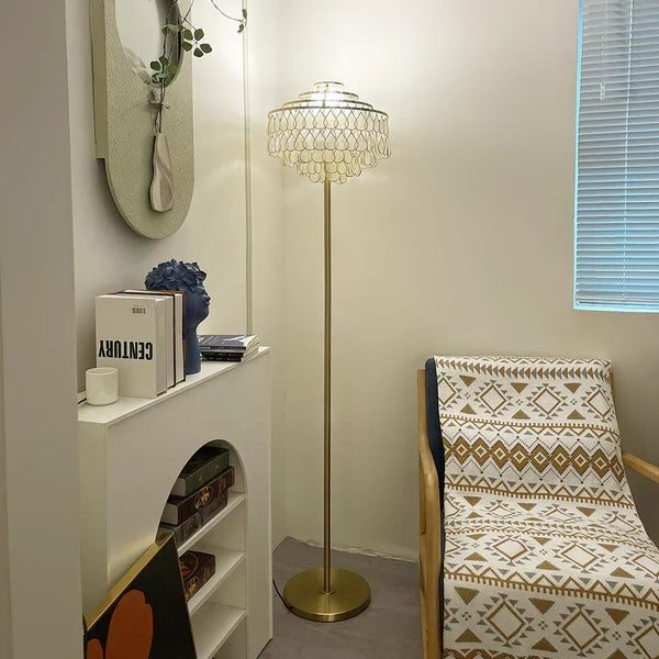 Shell Teardrops Floor Lamp, photo 2 of 25