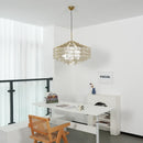 Teardrops Tiered Shell Pendant Light