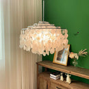 Natural Tiered Capiz Shell Chandelier