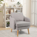 Sherpa Accent Chair Modern Living Room Chair with Seat Cushion by LJGDeals