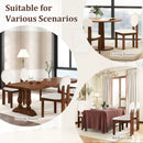 Sherpa Dining Chairs Set of 2 with Rubber Wood Legs for Living Room Restaurant-White by LJGDeals