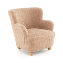 Sherpa Kids Sofa Comfy Toddler Armchair with Solid Rubber Wood Legs