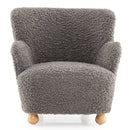 Sherpa Kids Sofa Comfy Toddler Armchair with Solid Rubber Wood Legs by LJGDeals