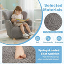 Sherpa Kids Sofa Comfy Toddler Armchair with Solid Rubber Wood Legs by LJGDeals