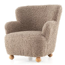 Sherpa Kids Sofa Comfy Toddler Armchair with Solid Rubber Wood Legs by LJGDeals