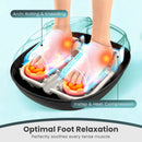 Shiatsu Foot Massager Machine with 2-Level Heat and Air Compression-Black by LJGDeals