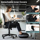 Shiatsu Foot Massager Machine with 2-Level Heat and Air Compression-Black by LJGDeals