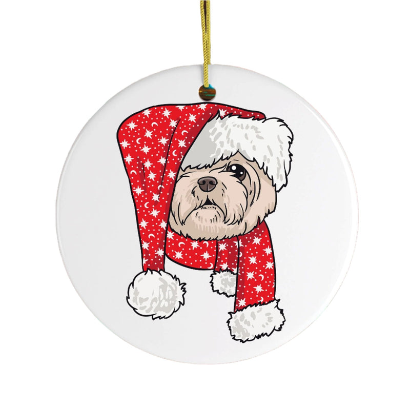 Shih Tzu Christmas Ornament