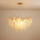 Shiro Noda Glass Coin Chandeliers