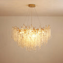 Shiro Noda Glass Coin Chandeliers