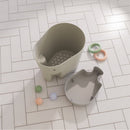 Shnuggle Ellie Bath Toy Drying Caddy | Freestanding Baby & Toddler Bath Toy Storage
