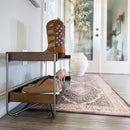 Modern Wood and Metal Shoe Rack by Decor Steals