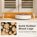 Shoe Cabinet with Louvered Doors and Removable Shelves by LJGDeals