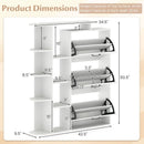 Shoe Cabinet with Open Shelves Modern Shoe Organizer with 3 Flip Drawers by LJGDeals