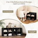 8 Cubbies Shoe Organizer with 500 LBS Weight Capacity by LJGDeals