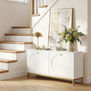 Shoe Storage Bench Narrow Entryway Bench with 2 Flip Drawers Adjustable Shelves-White by LJGDeals