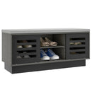 Shoe Bench with 6 Storage Compartments and 3 Adjustable Shelves by LJGDeals