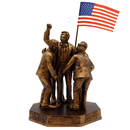 President Trump Fight Bronze Statue