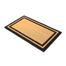 Double Black Border Coir Doormat