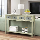 48 Inch Farmhouse Console Table with 2 Drawers and Open Storage Shelf for Hallway by LJGDeals