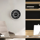 13.5/17.5 Inch Silent Wall Clock with Silver Frame by LJGDeals