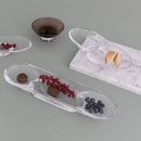 Silhouette Compartment Tray 2 Sections Curved by NUDE USA