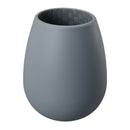Unbreakable Silicone Stemless Wine Glassware | Set of 4  (Dark Grey)